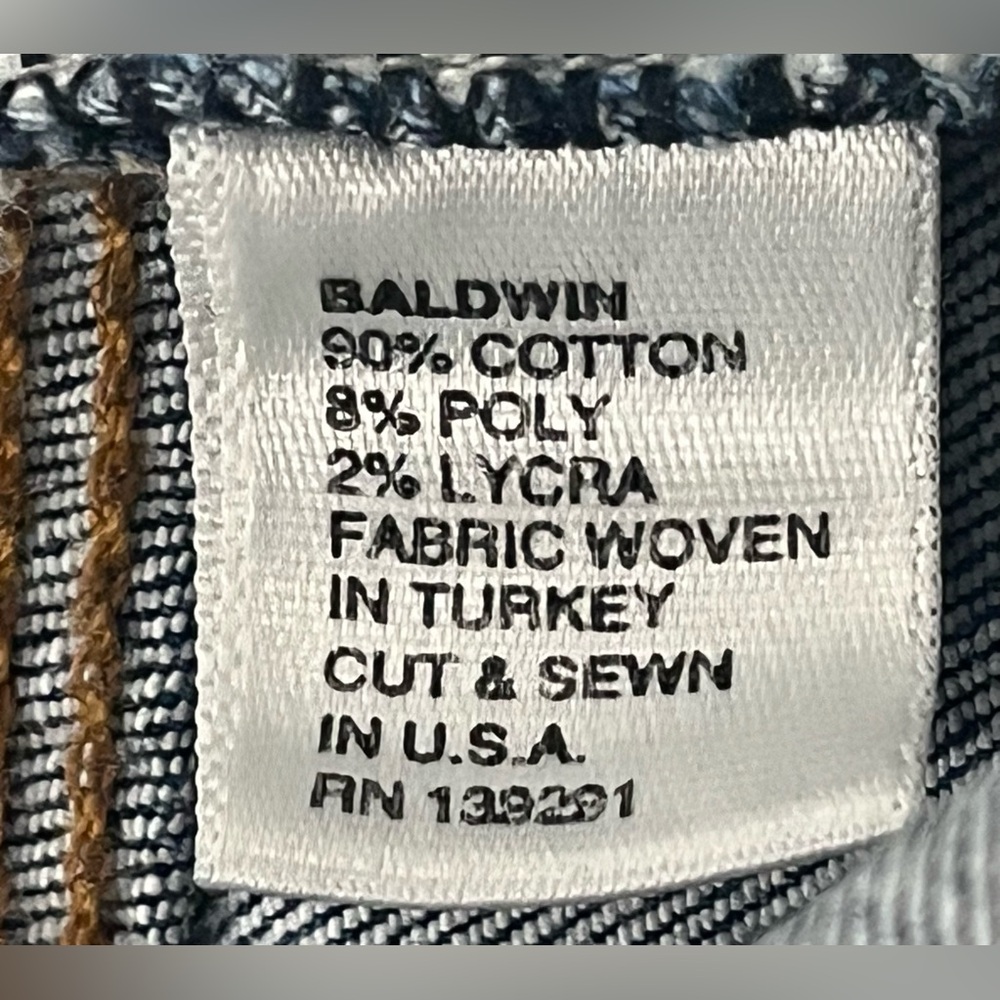 Baldwin‎ The Rivington Mid Rise Leg Crop 29 Jeans. - Picture 8 of 11